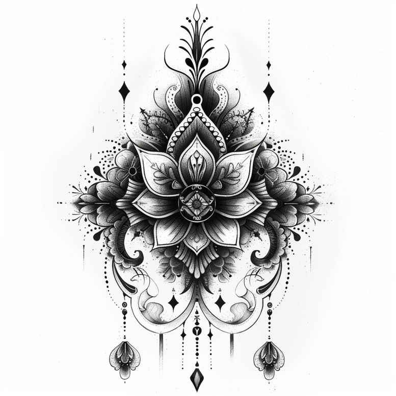 mandalas-and-similar tattoo design ideas spiritual focus detailed shapes stands for strength