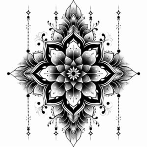 mandalas-and-similar tattoo design ideas delicate arcs detailed stands for perseverance