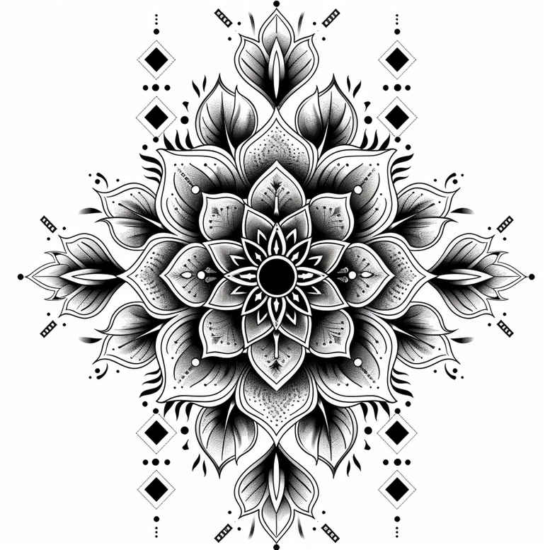 mandalas-and-similar tattoo design ideas holy pattern detailed stands for resilience