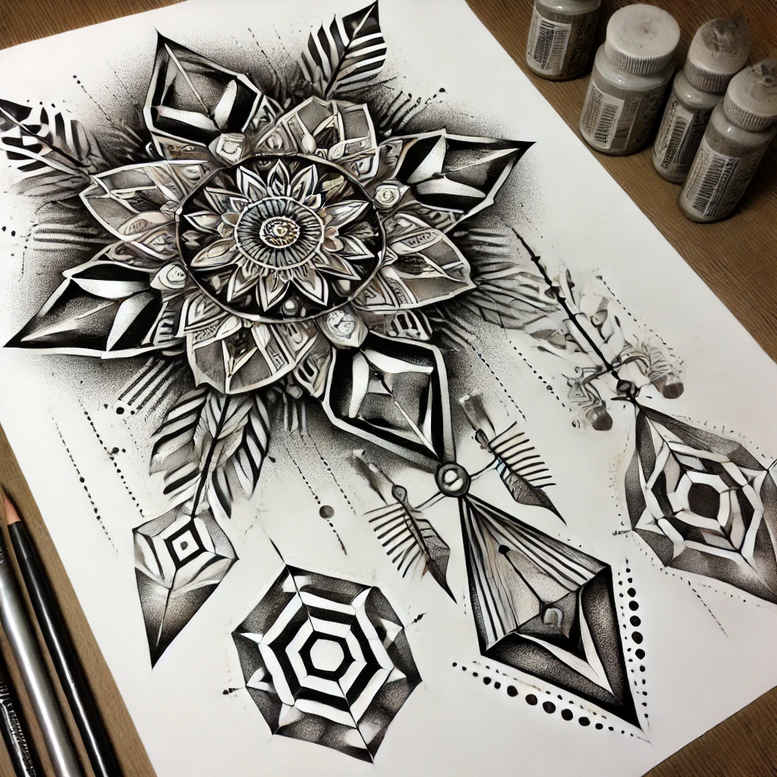mandalas-and-similar tattoo design ideas balance detailed texture for full back