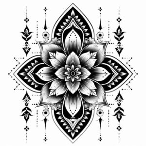 mandalas-and-similar tattoo design ideas celestial fine lines meaning endurance