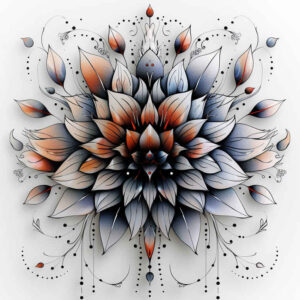 mandalas-and-similar tattoo design ideas geometric pattern fine lines shows resilience
