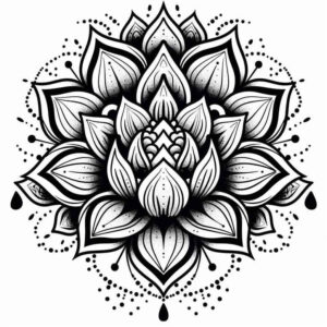 mandalas-and-similar tattoo design ideas ornamental floral motifs stands for determination