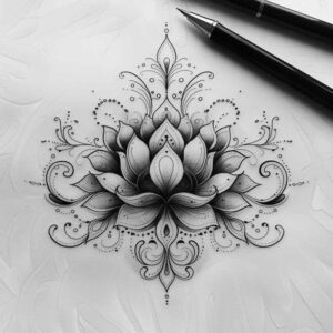 mandalas-and-similar tattoo design ideas mandala border geometric patterns for scapula
