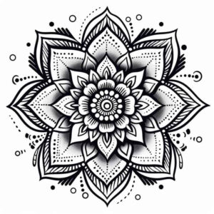 mandalas-and-similar tattoo design ideas enlightenment harmonious symbolising courage