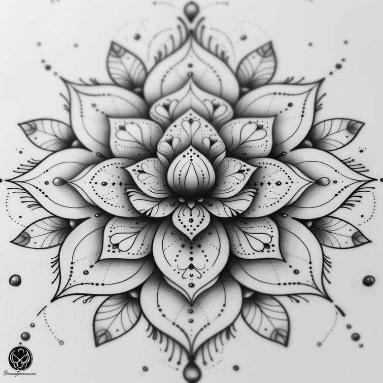 mandalas-and-similar tattoo design ideas micro mandala intricate for foot