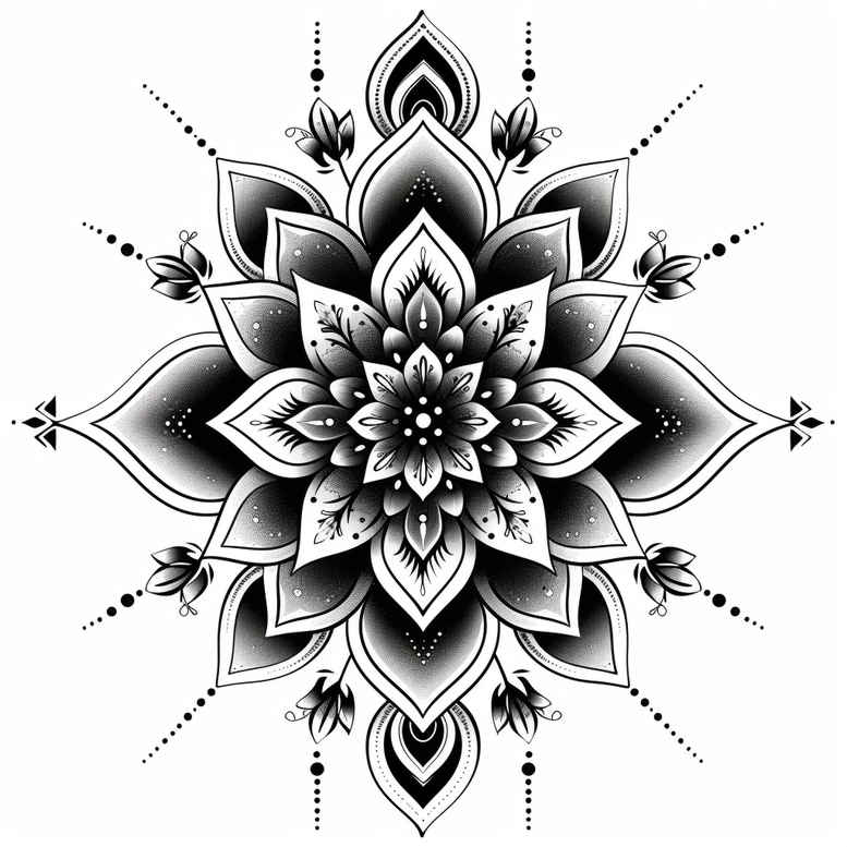 mandalas-and-similar tattoo design ideas mandala border intricate lines for spine