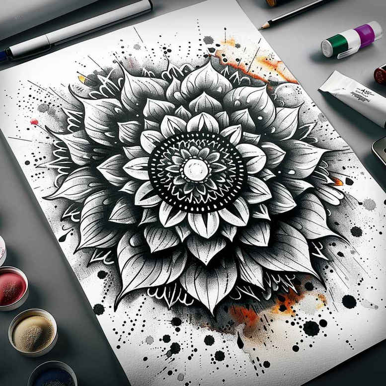 mandalas-and-similar tattoo design ideas intricate intricate symbol of perseverance