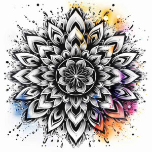 mandalas-and-similar tattoo design ideas mandala grid intricate symbolising resilience