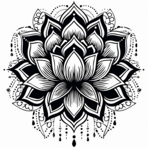 mandalas-and-similar tattoo design ideas inward focus layered symbolising strength