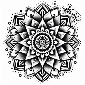 mandalas-and-similar tattoo design ideas circular pattern mandala art for heel