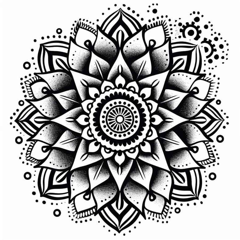 mandalas-and-similar tattoo design ideas circular pattern mandala art for heel