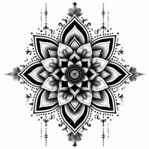 mandalas-and-similar tattoo design ideas subtle fill meditative for upper arm