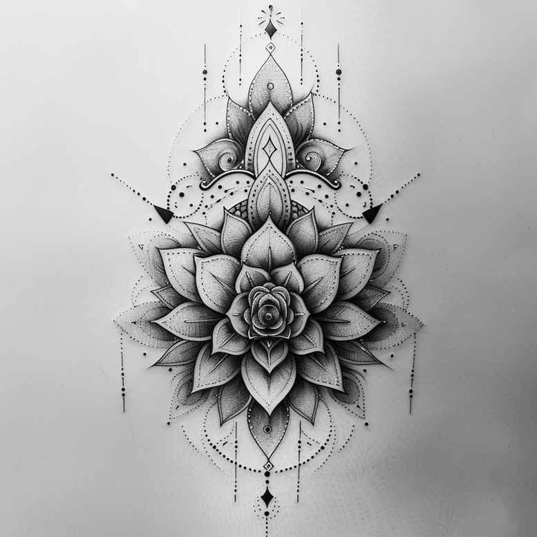 mandalas-and-similar tattoo design ideas mandala tattoo meditative symbol of courage