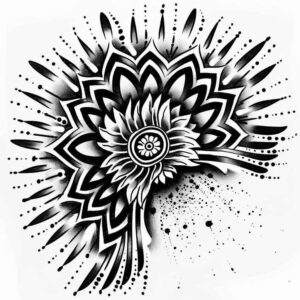 mandalas-and-similar tattoo design ideas mandala grid ornamental for lower arm