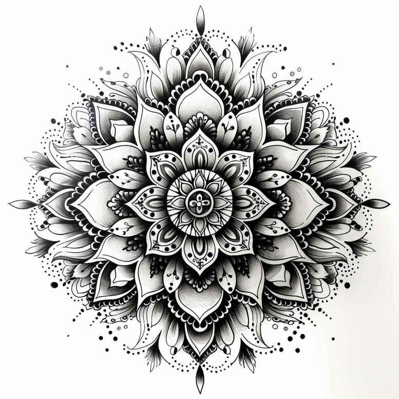 mandalas-and-similar tattoo design ideas subtle fill ornamental meaning resilience