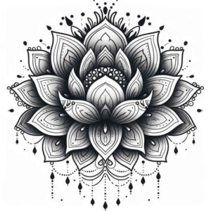 mandalas-and-similar tattoo design ideas ornamental web ornamental symbolising courage