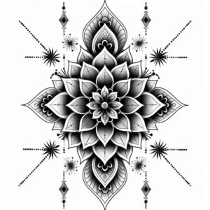 mandalas-and-similar tattoo design ideas holy pattern repetitive for side