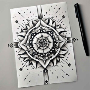 mandalas-and-similar tattoo design ideas ornamental spiritual stands for courage