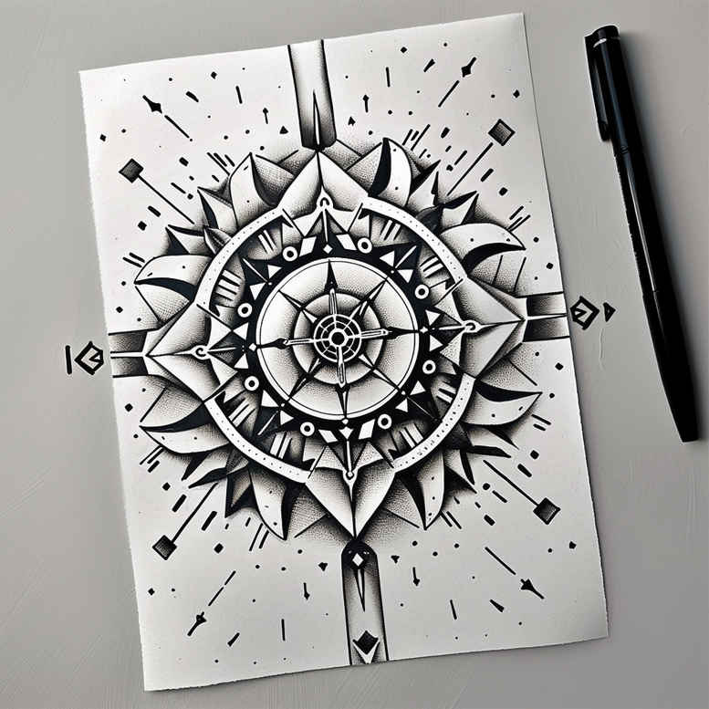 mandalas-and-similar tattoo design ideas ornamental spiritual stands for courage