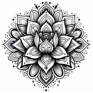mandalas-and-similar tattoo design ideas centerpiece symmetry for temple