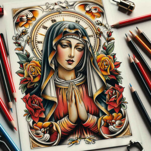 for-women – tattoo design ideas free ai generated – realism-tattoo – for-side-torso – Gallery: mary-inkby-ai