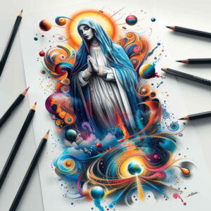 mary-and-grace – tattoo design ideas free ai generated – natural-finish – for-ribs – Gallery: mary-inkby-ai