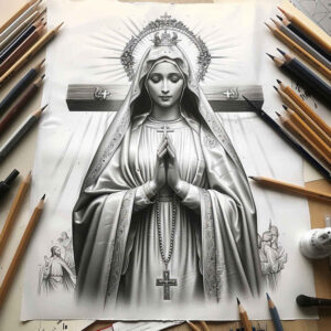 mary-and-hope – tattoo design ideas free ai generated – anatomical-accuracy – for-shoulder – Gallery: mary-inkby-ai