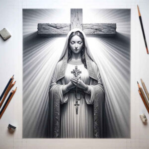 mary-and-protection – tattoo design ideas free ai generated – visual-truth – for-triceps – Gallery: mary-inkby-ai