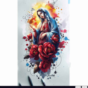 mary-purity-symbol – tattoo design ideas free ai generated – photographic-quality – for-wrist – Gallery: mary-inkby-ai