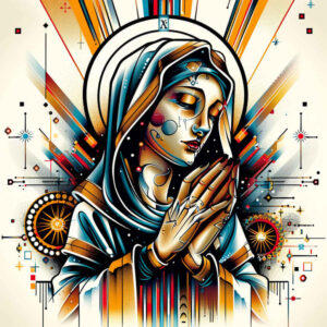 mary-with-grace – tattoo design ideas free ai generated – true-to-life – for-shoulder-blade – Gallery: mary-inkby-ai