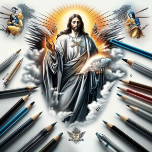 mary-with-prayer – tattoo design ideas free ai generated – clean-lines – for-back – Gallery: mary-inkby-ai
