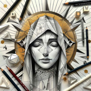 mary-with-prayer – tattoo design ideas free ai generated – lifelike – for-palm – Gallery: mary-inkby-ai