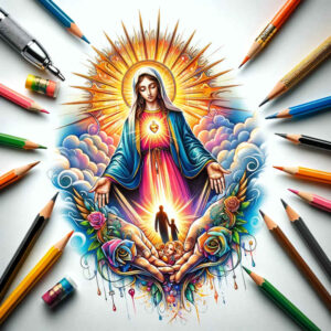 realistic-mary – tattoo design ideas free ai generated – full-detail – for-fingers – Gallery: mary-inkby-ai