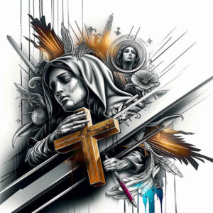 mary tattoo design ideas bold caring for fingers