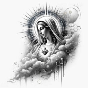 mary tattoo design ideas Surrealism symbolic compassionate symbol of perseverance