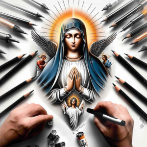 mary tattoo design ideas light play grace for arm