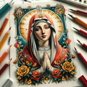 mary tattoo design ideas enigmatic aura holy presence resilience and power