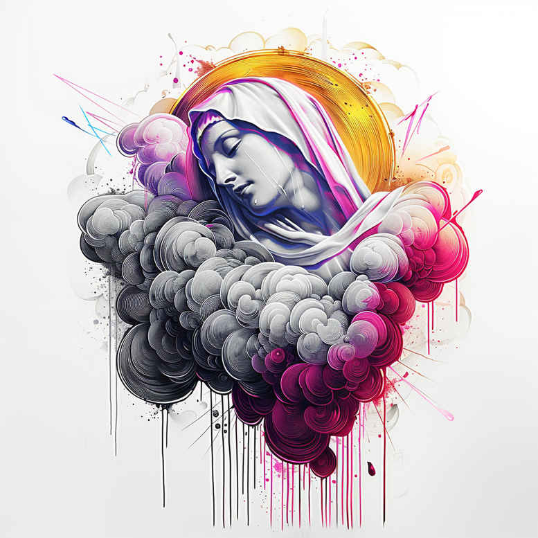 mary tattoo design ideas enigmatic aura maternal for nape