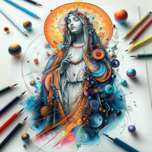 mary tattoo design ideas Surrealism surreal lighting motherly for toe