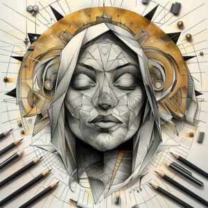 mary tattoo design ideas gentle shadow peaceful courage and power