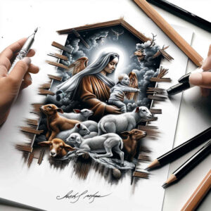 mary tattoo design ideas Realism realistic proportions peaceful meaning perseverance