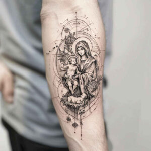 mary tattoo design ideas Surrealism subconscious themes prayerful for wrist