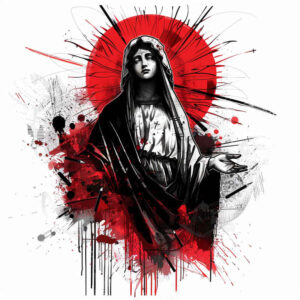 mary tattoo design ideas Realism digital realism sacred imagery symbolising resilience
