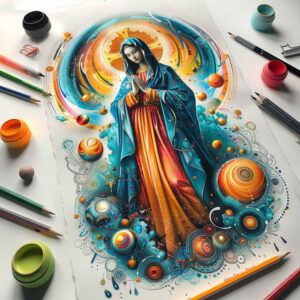 mary tattoo design ideas layered inks serene for shoulder