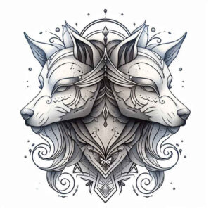 carnival-mask – tattoo design ideas free ai generated – realism-blended-gradients – for-lower-thigh – Gallery: masks-inkby-ai