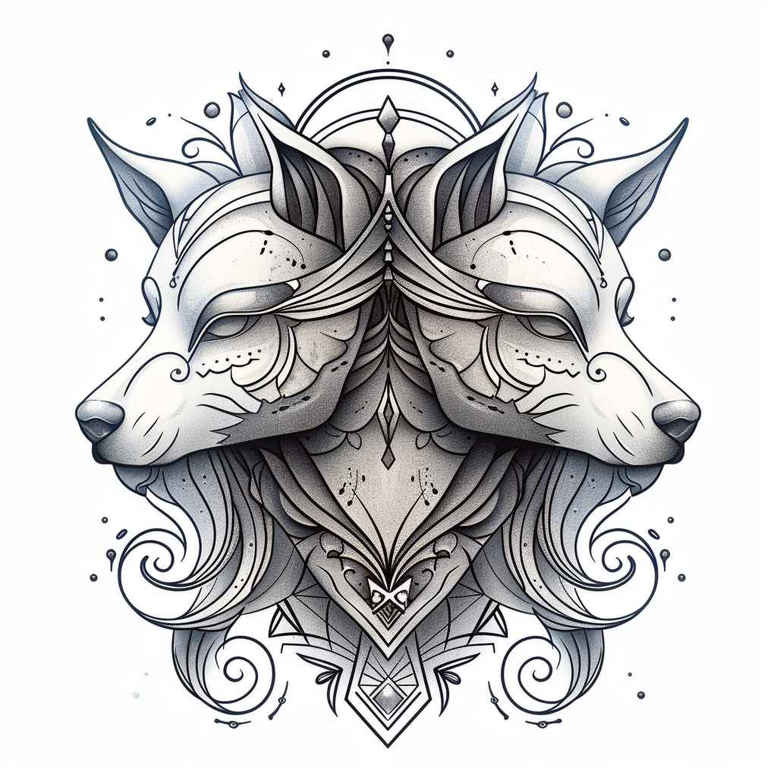 carnival-mask – tattoo design ideas free ai generated – realism-blended-gradients – for-lower-thigh – Gallery: masks-inkby-ai