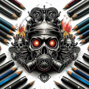 decorative-mask – tattoo design ideas free ai generated – neotraditional-layered-color – for-forearm – Gallery: masks-inkby-ai