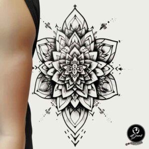 expressive-mask – tattoo design ideas free ai generated – realism-photographic-quality – for-hip – Gallery: masks-inkby-ai