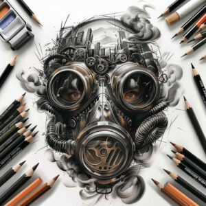 expressive-mask – tattoo design ideas free ai generated – realism-skin-realism – for-hand – Gallery: masks-inkby-ai